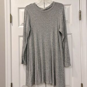 Rolla Coster sweater dress light heathered gray size L